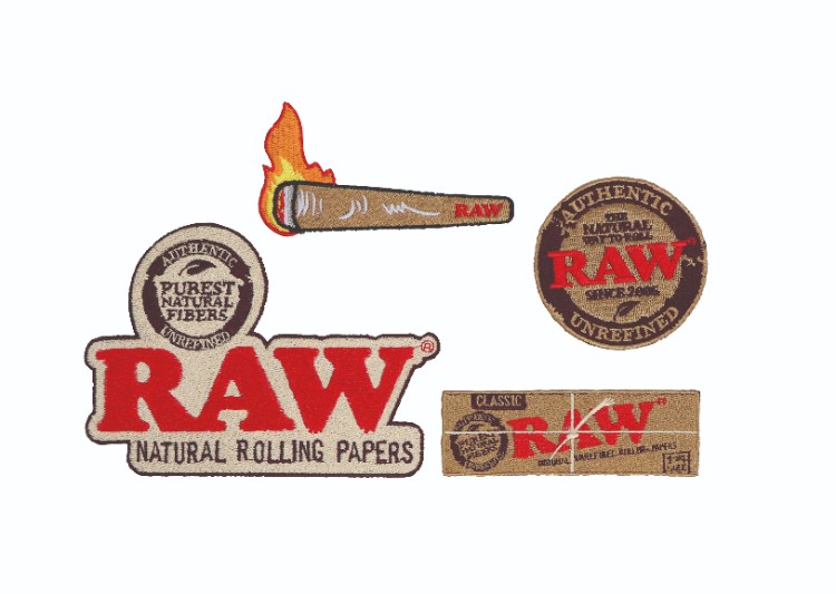 RAW PATCHES - PACK WITH 4 DESIGNS